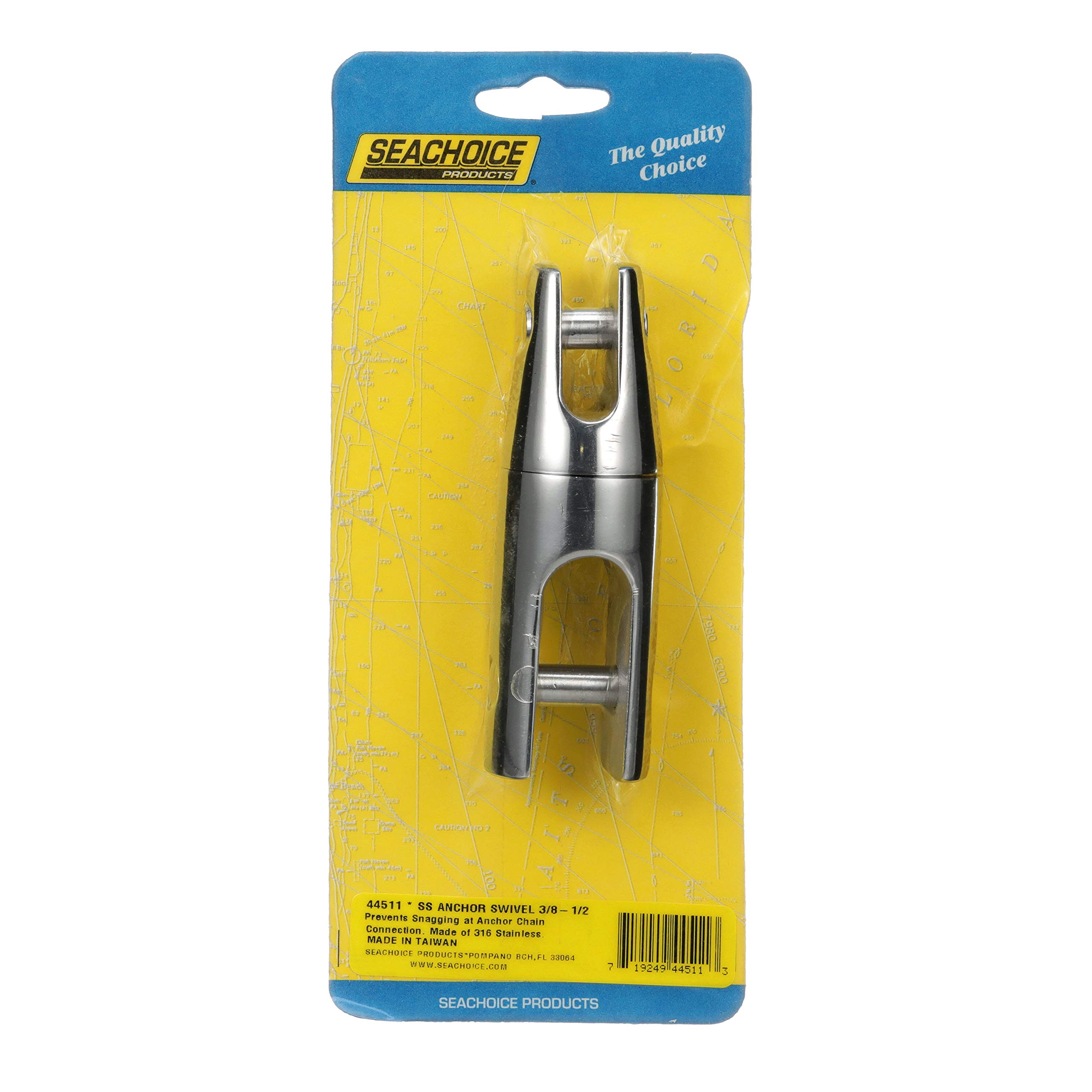 Seachoice 50 – 44511/rangs ancre en inox, 117 mm