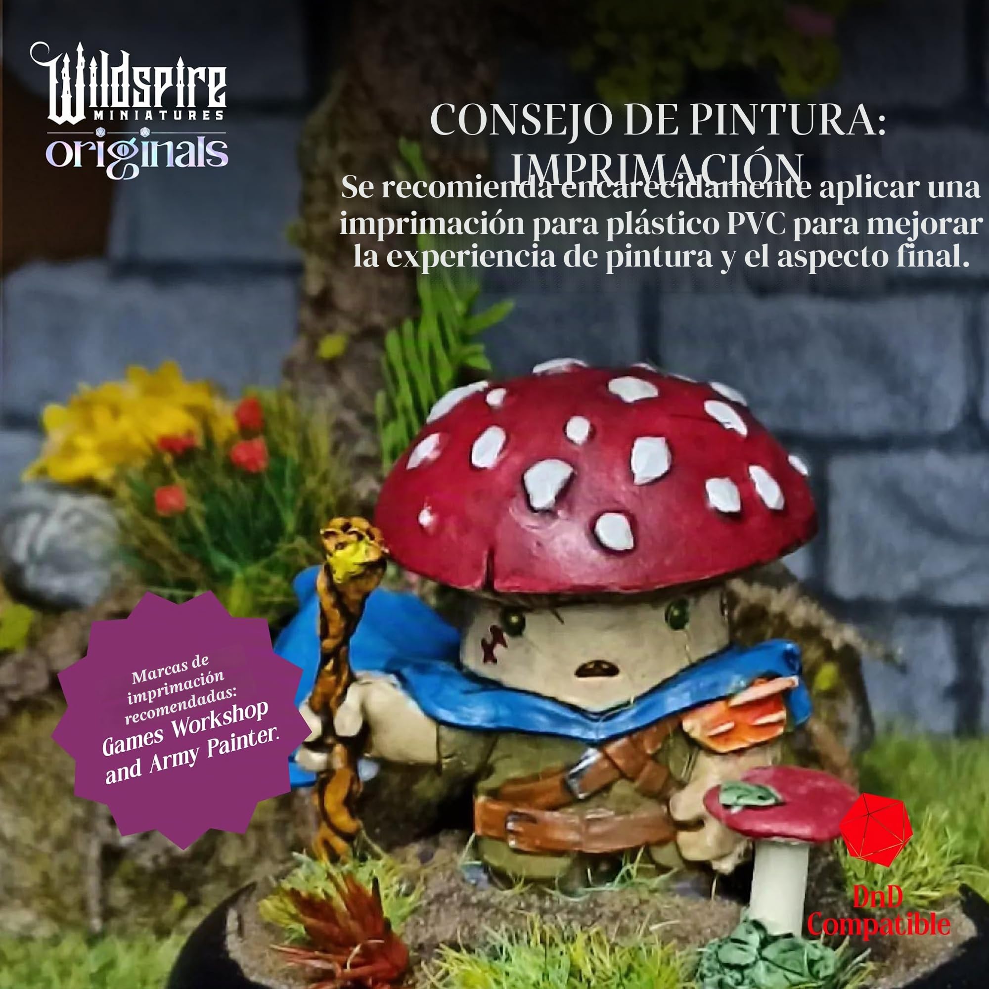 Wildspire Miniaturas de Fantasía y Dragón Bookish para DND - Monstruos 28mm-32mm para Dungeons & Dragons y Pathfinder - Figuras en Bulk para Juegos de Rol