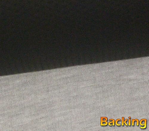 Miniatura 3 de Tapicería de vinilo en relieve con aspecto perforado "Sin agujeros!" 54 pulgadas de ancho vendido por The Yard (negro)