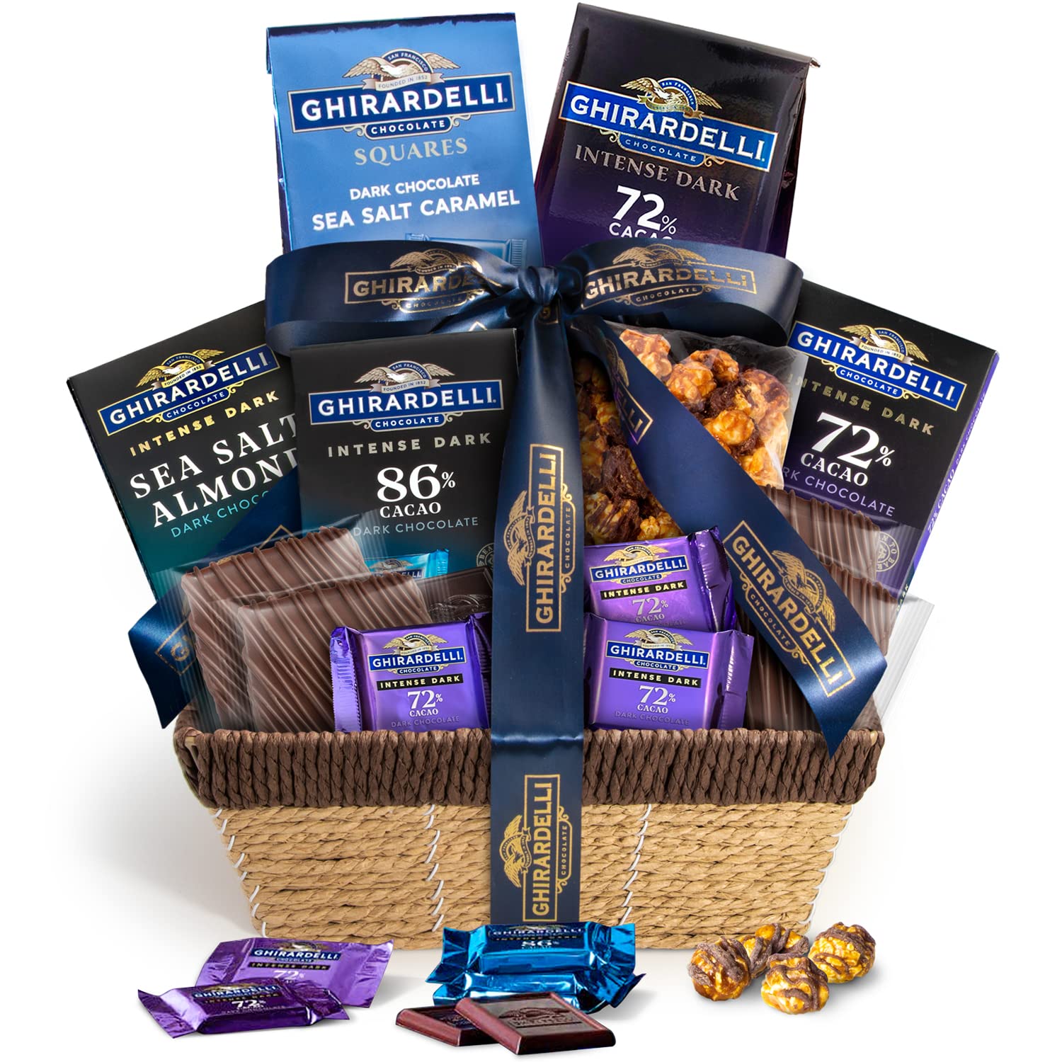 A Gift Inside Ghirardelli Dark Deluxe Chocolate Gift