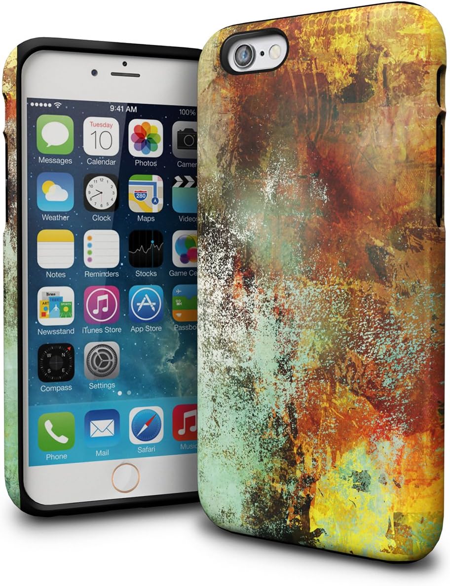 iPhone 6S Case, ZEBEC iPhone 6 Designer Pattern case [Shockproof]-[Dual Layer] Protective Slim Dual Hard Case with Fashion Design Pattern for Apple iPhone 6S & iPhone 6 - Memory Spray