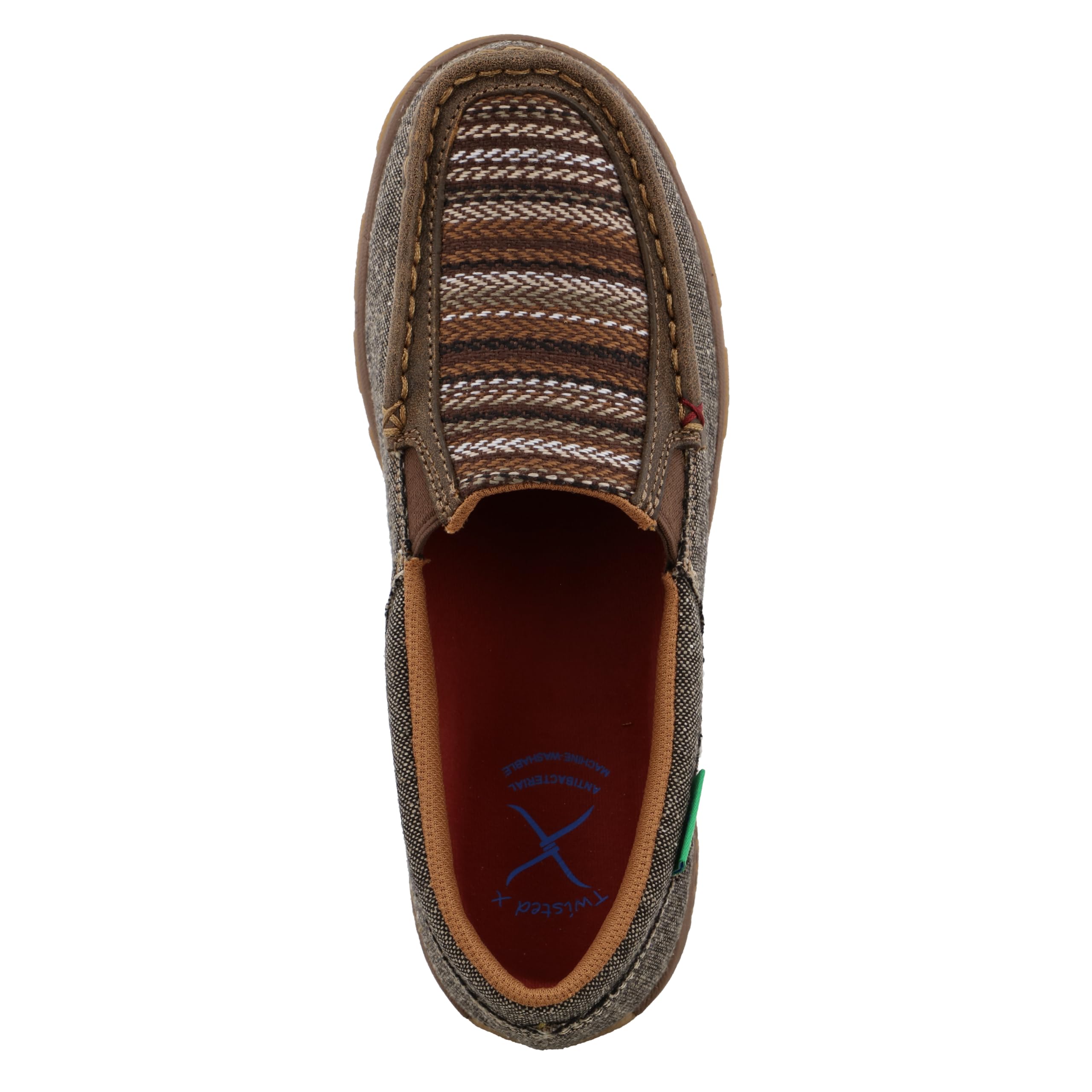 Twisted X Mujer CellStretch Casual Slip On, Color: Polvo/Multi (WXC0006) - WXC0006, 7.5/M US, Dust/Multi