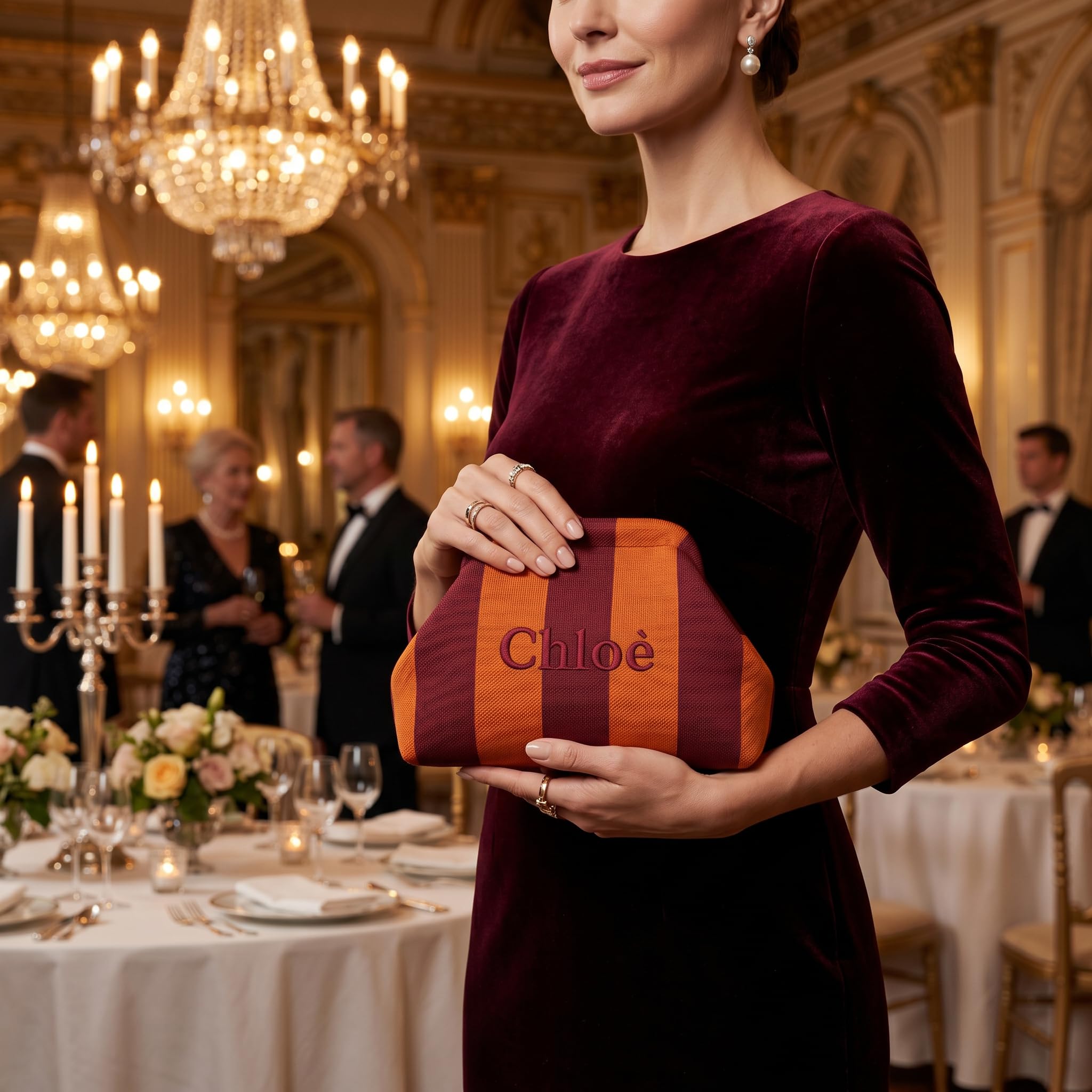 Borsa per il trucco in maglia a righe personalizzata, borsa da toilette ricamata personalizzata con grande capacità, regali per damigella d'onore per donne, borsa portaoggetti Mahjong adatta