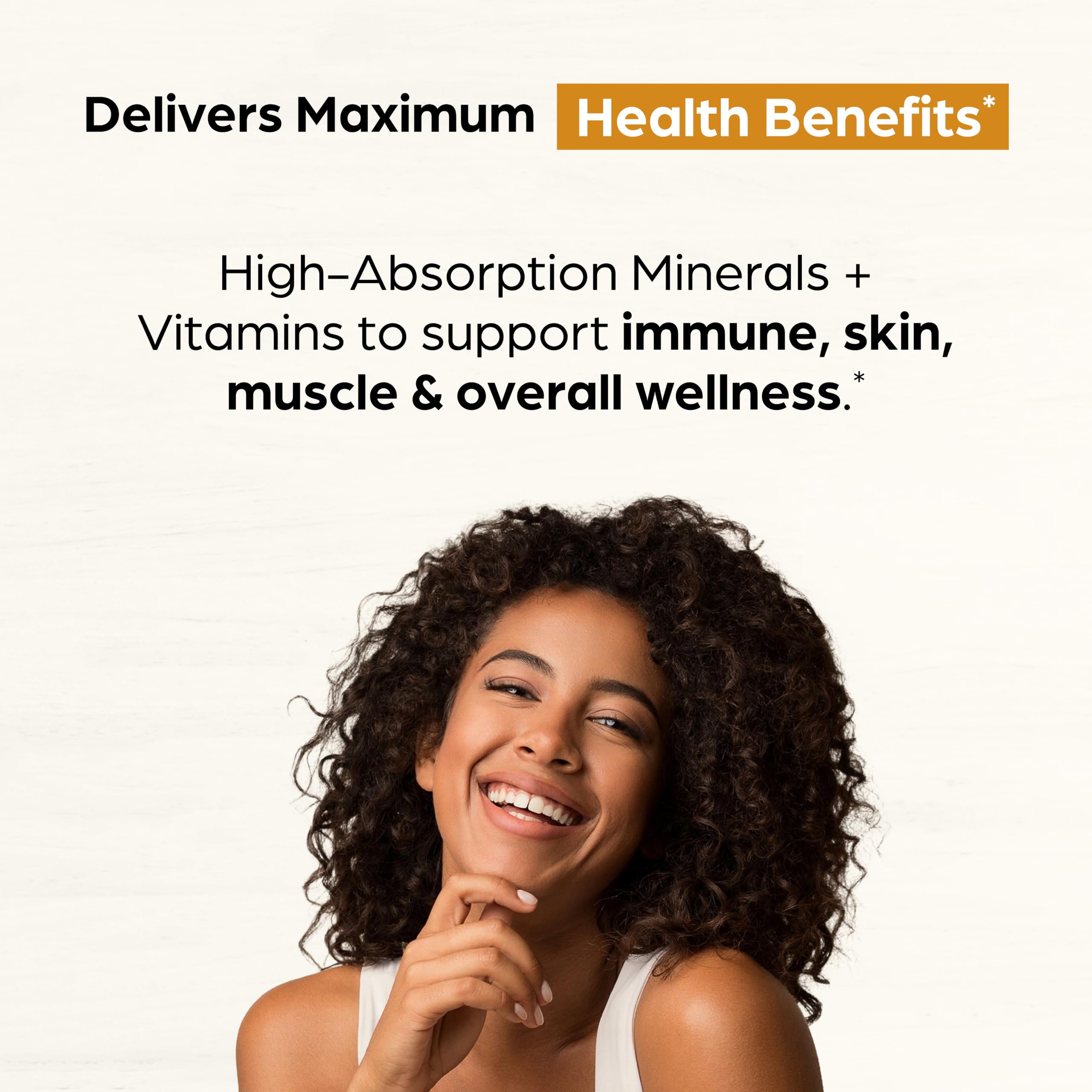 Zinc 30mg 120 Capsules with Copper Selenium Biotin | for Hair Skin & Nails — Amazon image 3