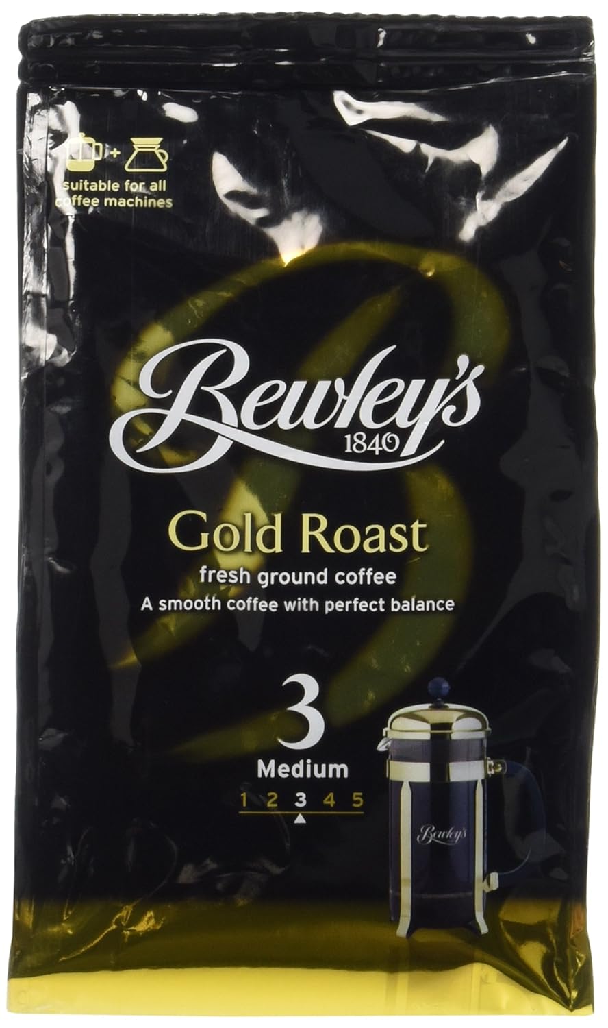 Bewley's Gold Roast Ground Coffee, 7 Ounce
