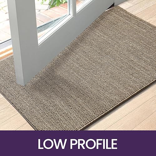 Miniatura 7 de DEXI Tapetes para puerta delantera, tapetes para puerta delantera, tapete de bienvenida para entrada, perfil bajo, antideslizante, para entrada