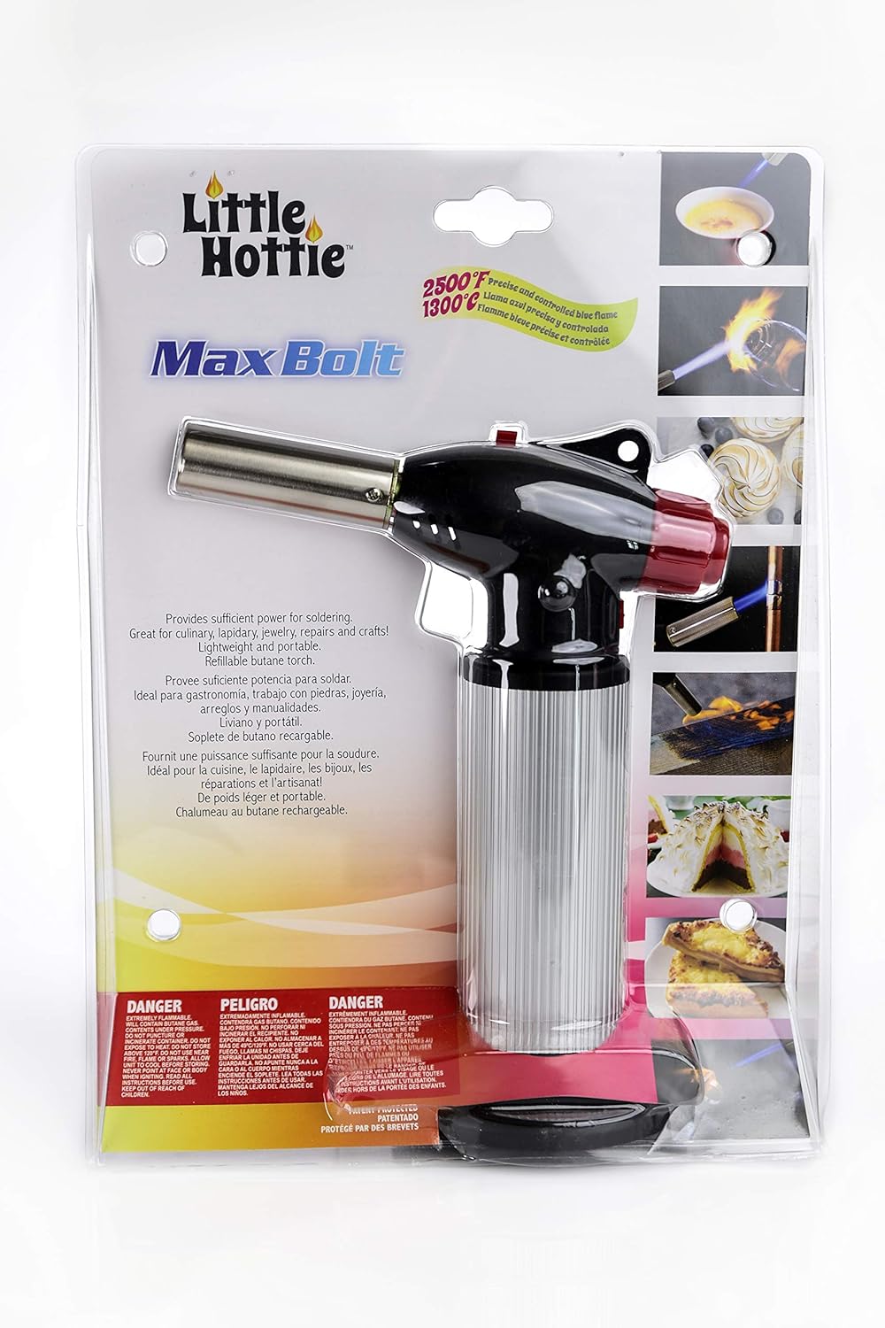 Max Bolt Butane Torch - Precision Flame for Crafting and Culinary Delights