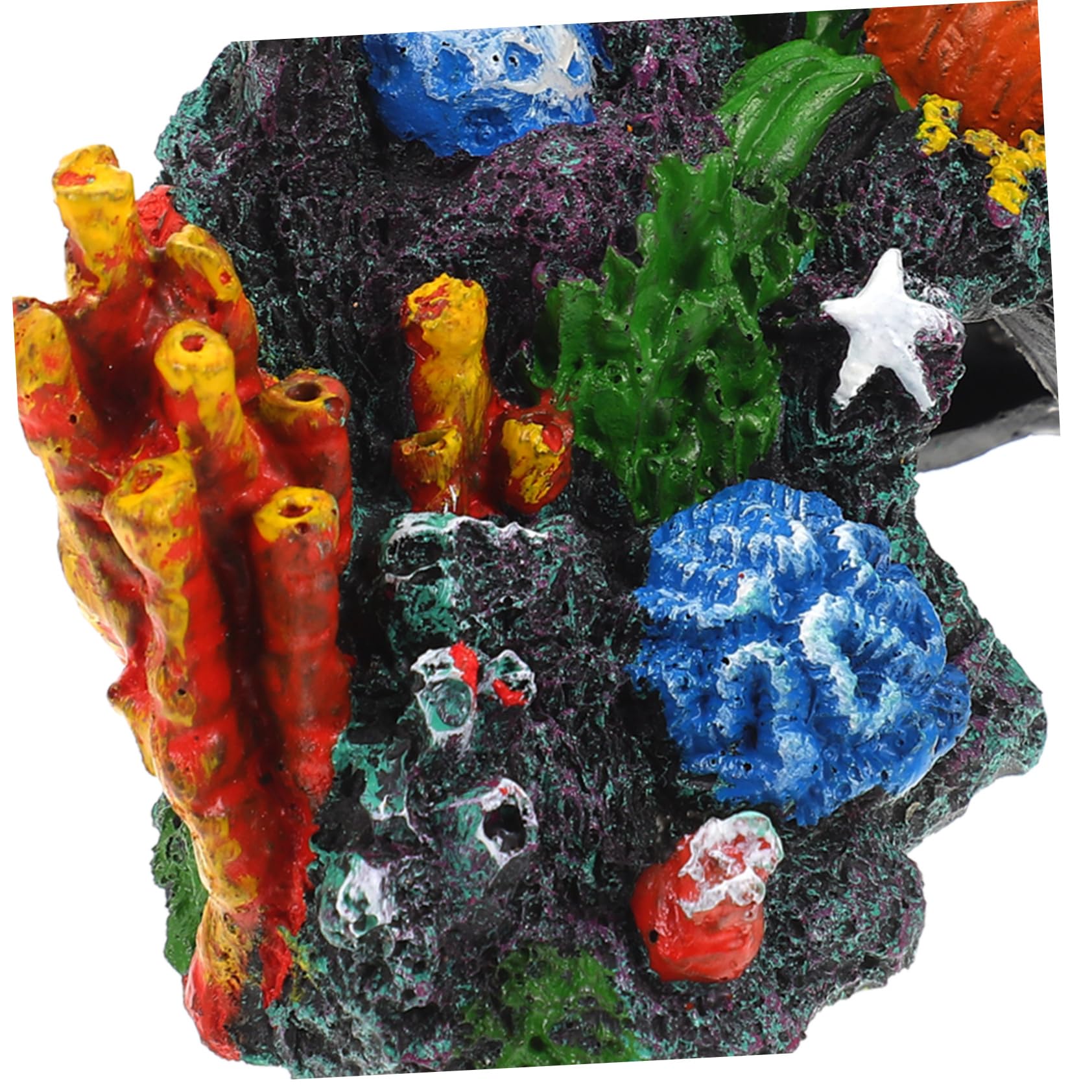 HANABASS 3piezas Decoración De Acuario De Coral Artificial Adorno De Coral para Peceras Accesorio De Acuario para Pequeños Peces y Tortugas De Agua Dulce y Salada