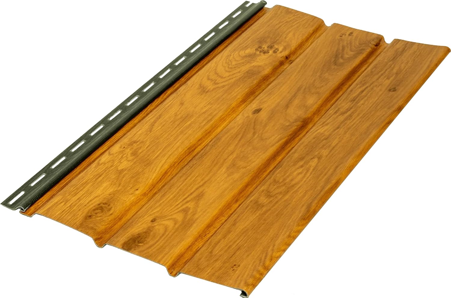 6FT Standard Wood Grain Look Winchester Oak PVC Soffits for Low Maintenence Home Improvement (Box of 10)