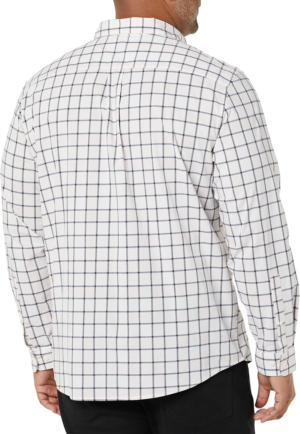 Amazon Essentials Men's Long-Sleeve Regular-fit Stretch Poplin Shirt - Image 2