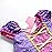 JerrisApparel Girl Princess Costume Dress for Birthday Party (2T, Purple with Accessories)