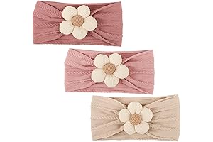 BQUBO Baby Flower Headbands, Baby Girls Essentials