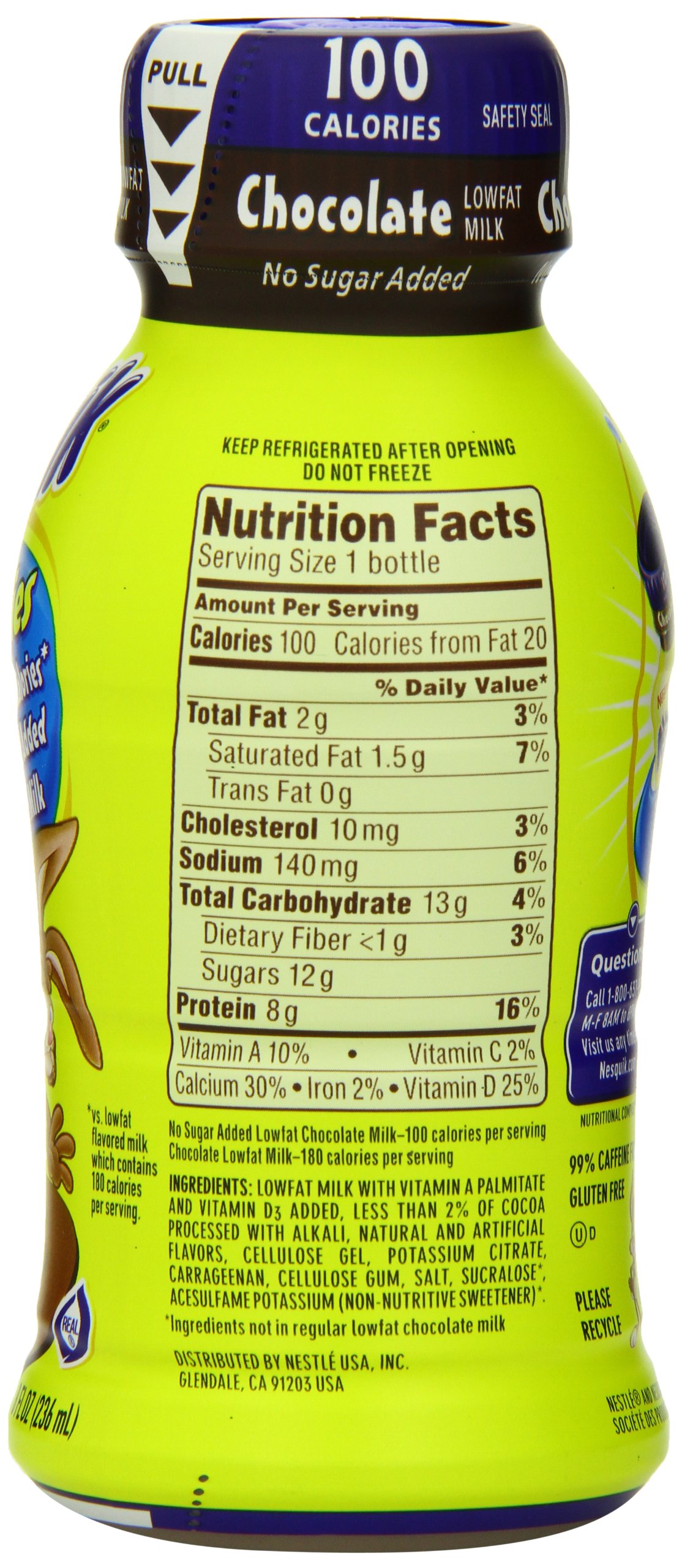 Nestle Nesquik Ready To Drink Flavored Milk 100 Calorie Low Fat Vrogue