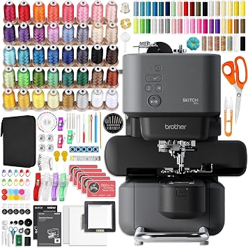 Brother Skitch PP1 4" x 4" Embroidery Machine with 40 Embroidery Threads and 200+ Accessories
