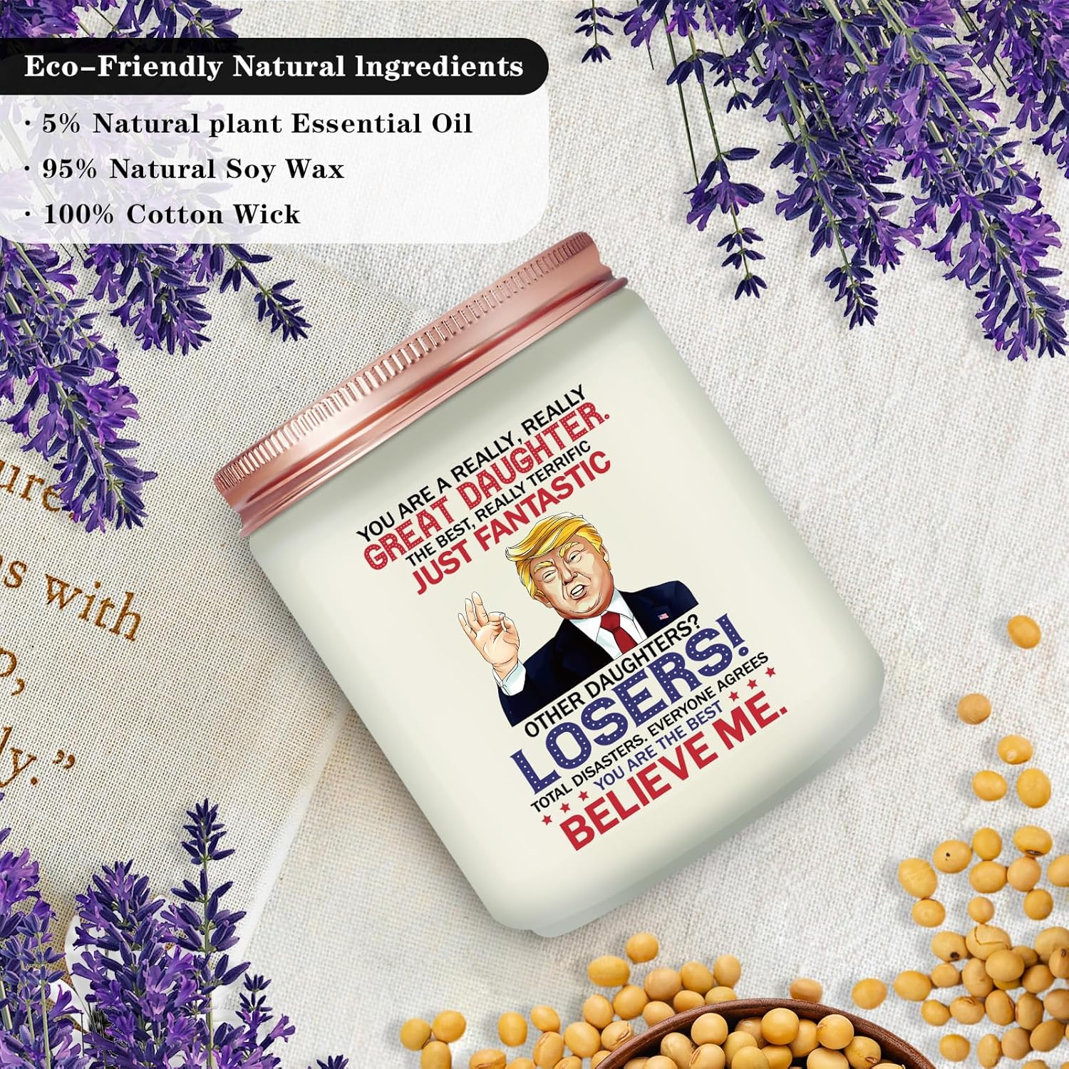 Daughter Gifts from Mom Dad - Valentines Day Gift for Daughters - Birthday Christmas Mothers Day Gifts for Daughter - Candle - Image 6