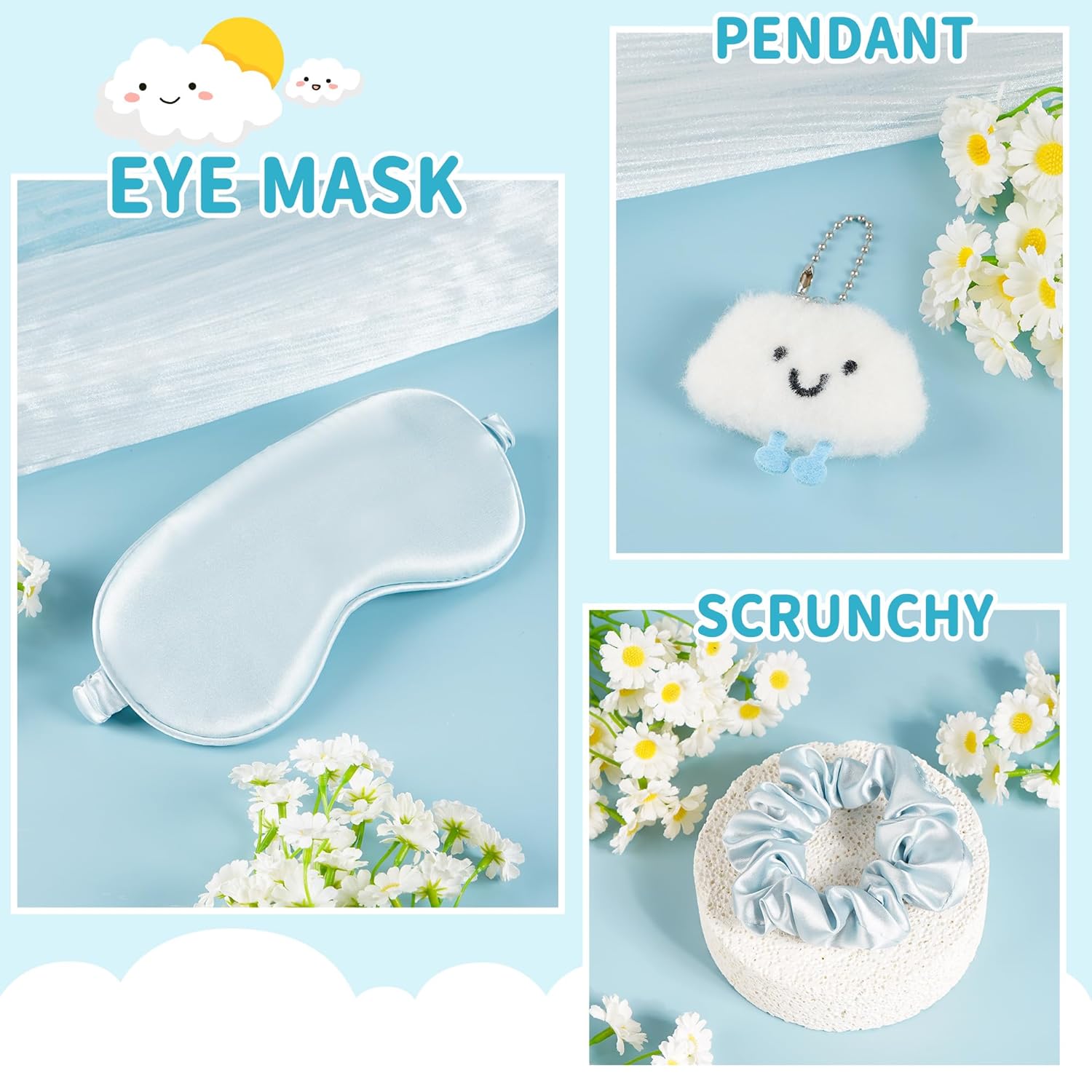 Birthday Gifts for Women Teen Girls, Relaxing Spa Gift Basket for Female Friends Mom Sister Daughter Cloud Themed Box - Image 7