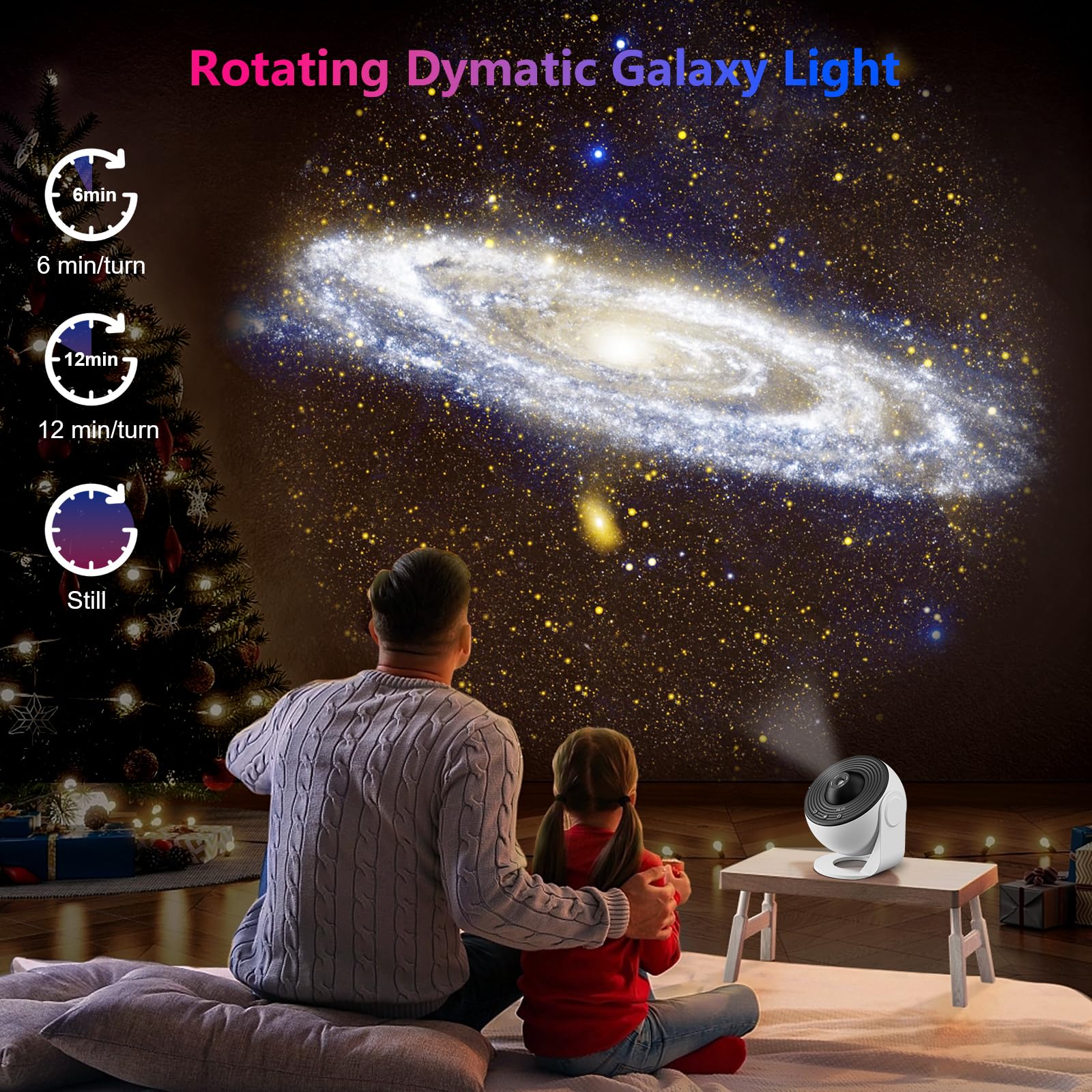AGSTMG Proiettore Stellare Soffitto 13 in 1 Proiettore Planetario Galassia Luce Notturna Proiettore Cielo Stellato con Sistema Solare Luna Nebulosa Galassia Proiettore con timer per Bambini Adulti