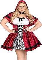 Vista 7 de Leg Avenue - Disfraz gótico de Caperucita Roja