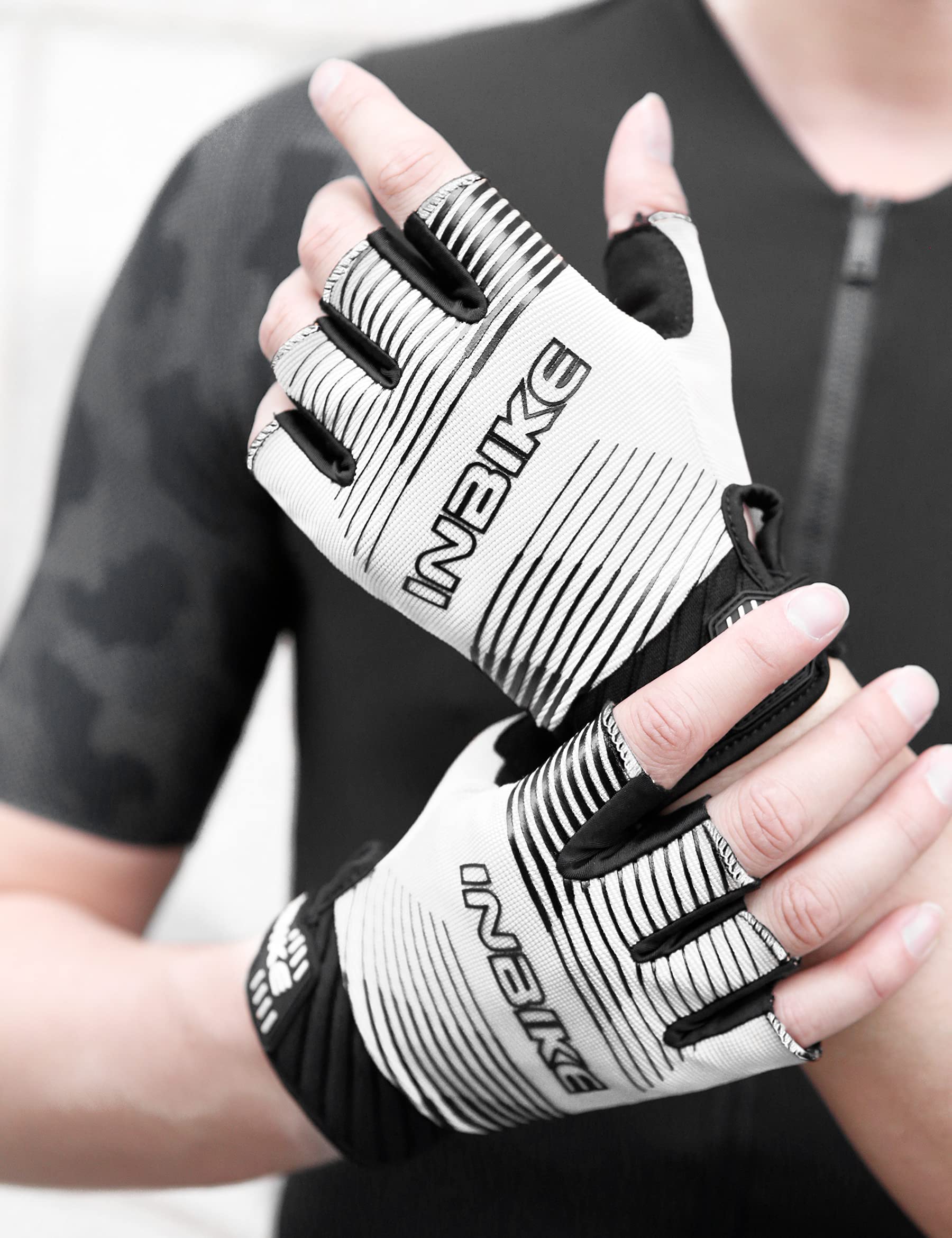Gants VTT INBIKE Super Extensible et Respirant Anti-Choc et