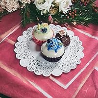 Vista 3 de The Baker Celebrations - Paquete combinado de manteles individuales redondos de papel de 8 pulgadas, surtido de manteles individuales desechables