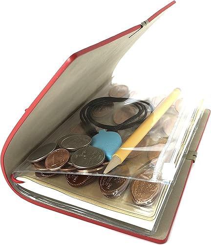 Miniatura 7 de Pennybandz El Penny Journal tiene capacidad para 146 monedas, el mejor libro de colección de recuerdos para tu colección de monedas con capacidad