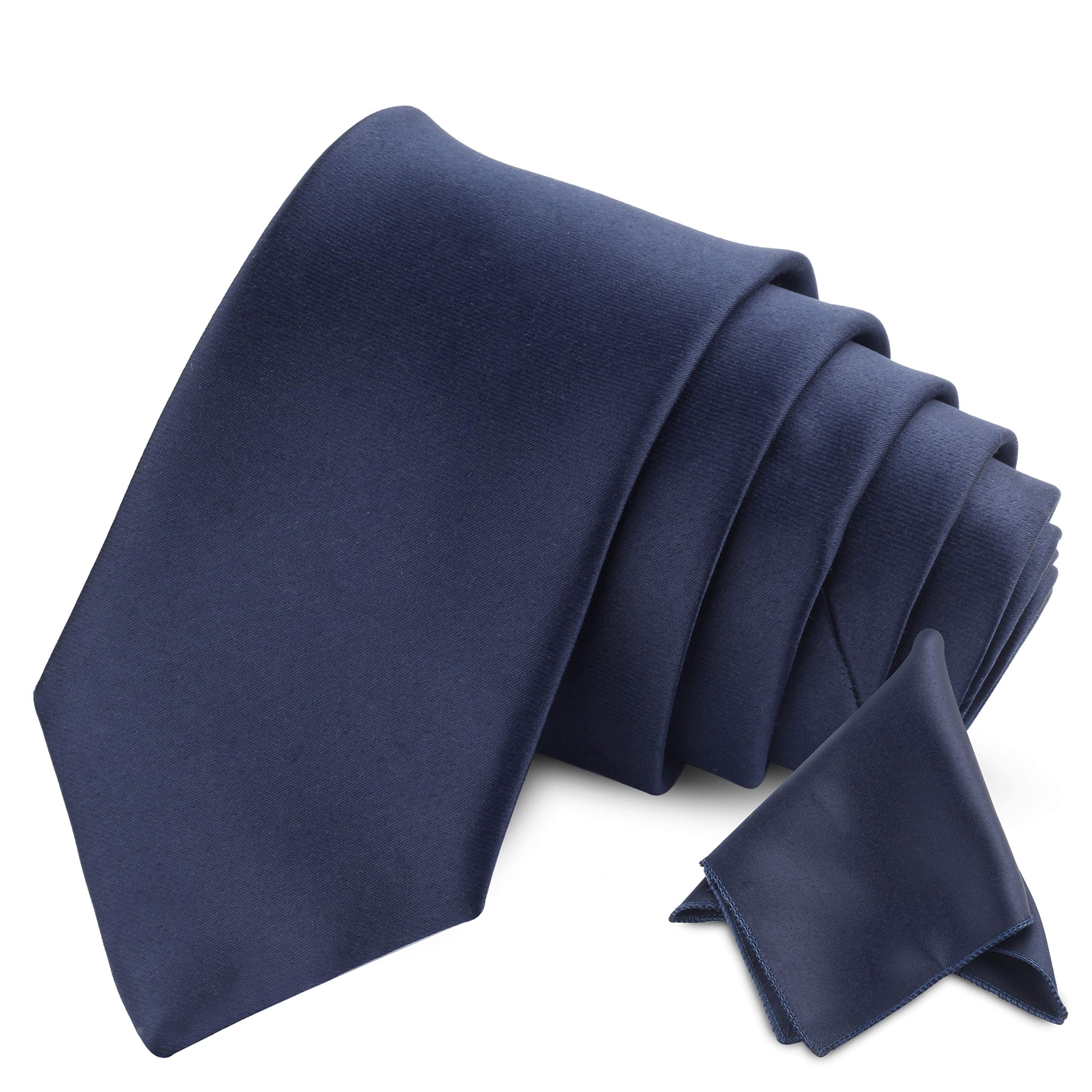 Classy Plain Solid Colored Microfiber Necktie for Men (Width-3 in)-image-33