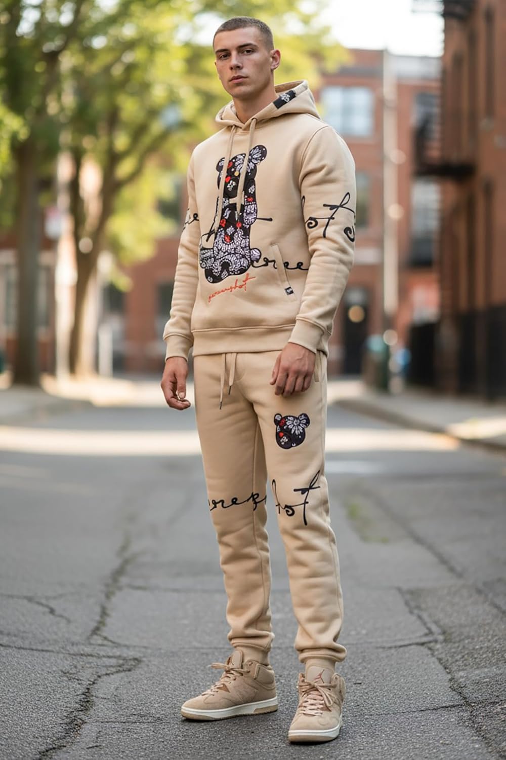 SCREENSHOT P1113 Fleece Pants Premium Urban Streetwear Graphic Sweatpants - Classic Jogger Fit - Image 3