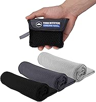 Vista 8 de Tough Outdoors Toallas de enfriamiento para cuello y cara, toalla de enfriamiento para el cuello para clima caliente, yoga, deportes, golf, sudor