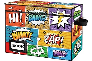 Deluxe Comic Book Storage Boxes for Collectors - Jumbo-Sized 15.8" X 7.8" X 11.8"