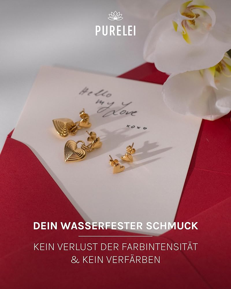 PURELEI Orecchini 'Secret Love' in Oro | ABOUT YOU