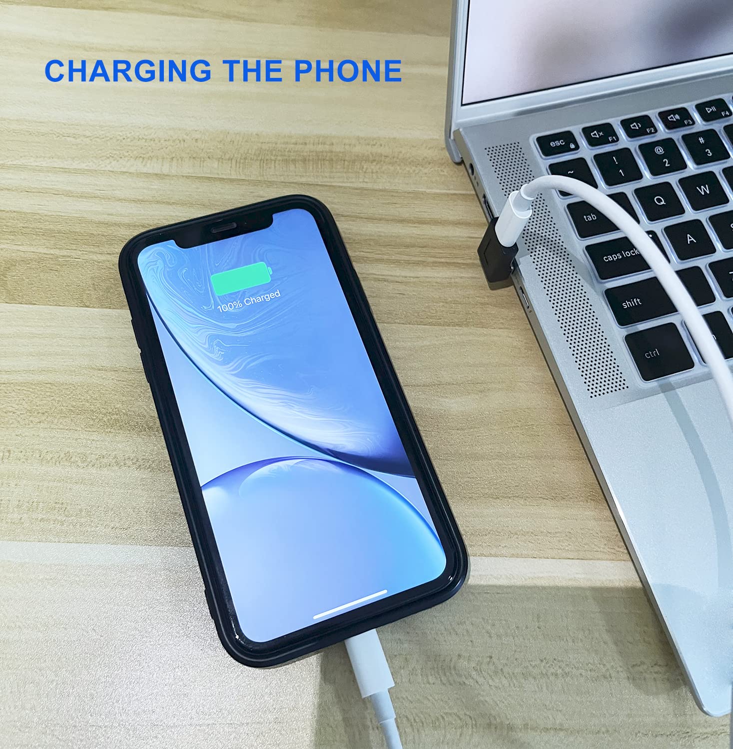 Adapter USB C na USB 3.0, gniazdo USB typu C do wtyczki USB, kąt 90 stopni | Kompatybilny z iPhone 17 16 15 14 13, Samsung Galaxy S25 S24 S23 A56 A36 A16 A15, MacBook, i innymi