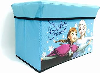 アナと雪の女王のフィギア ラプンツェルの折りたたみ収納スツール