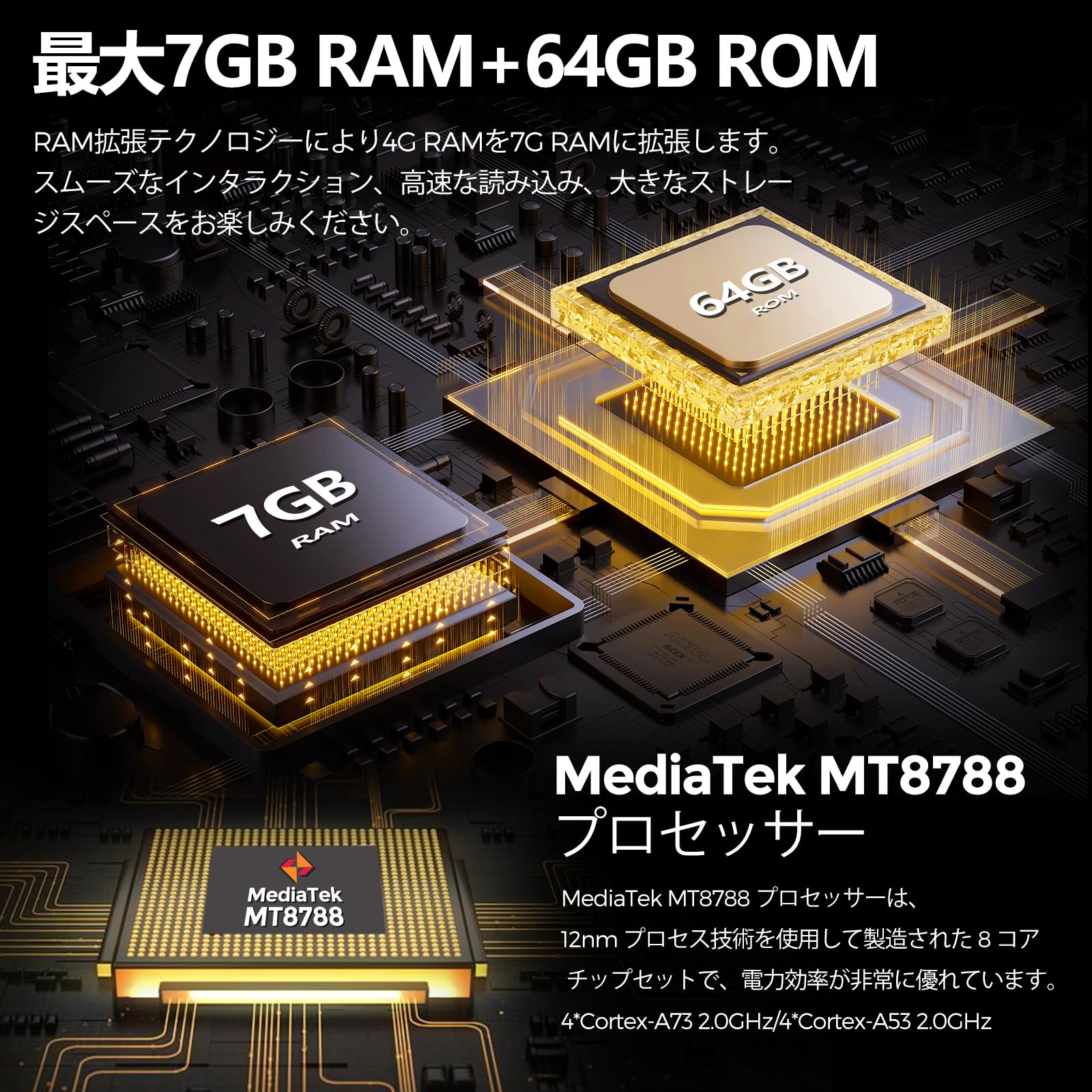 Amazon.co.jp: FOSSiBOT DT1 Lite 10.4インチ 2K IPS画面 7GB