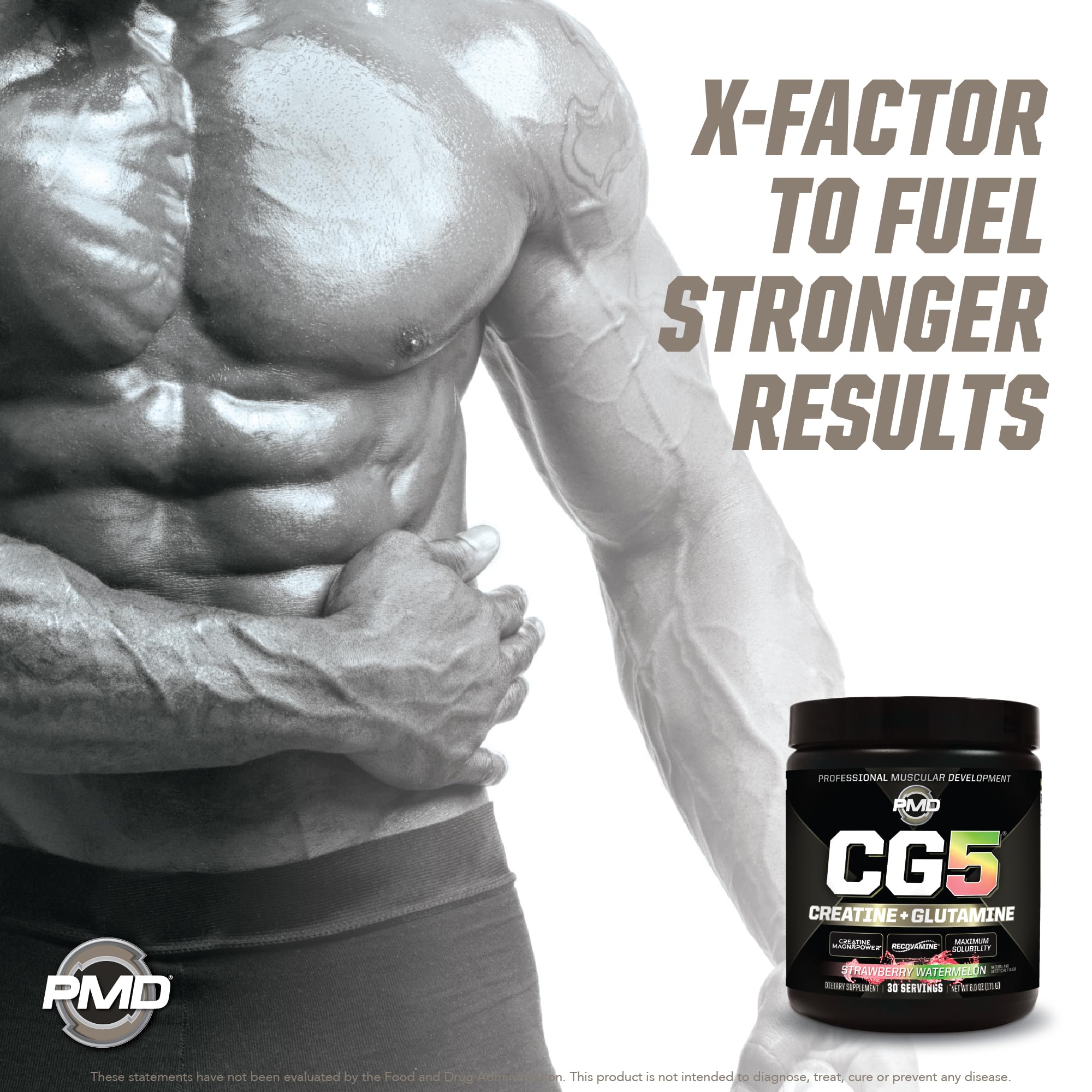 PMD CG5 Creatine & L-Glutamine Powder Strawberry Watermelon - 30 Servings — Amazon image 9