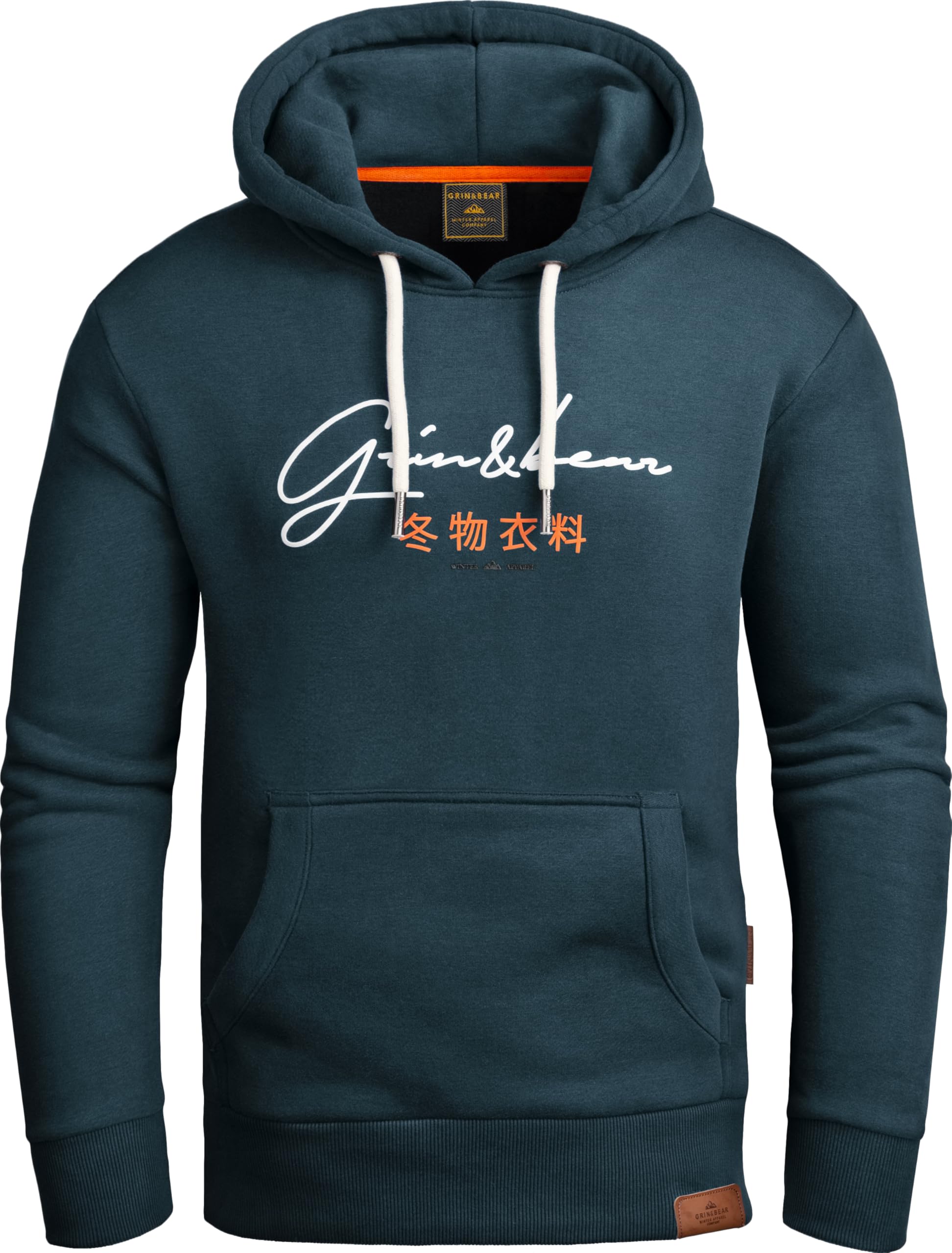 Grin&Bear Hoodie Herren Sweatjacke GEC703