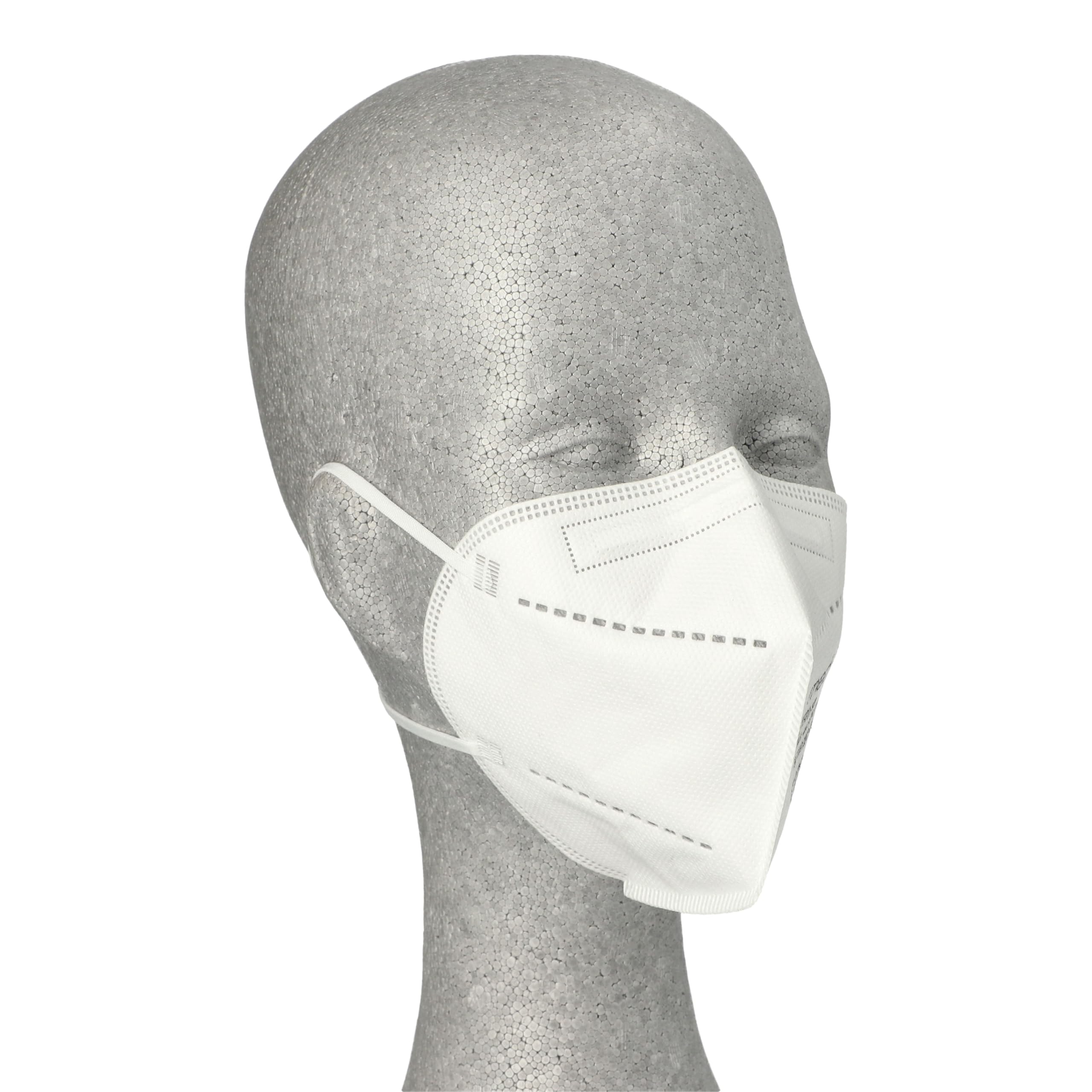 Medi-Inn+ Atemschutzmasken FFP2 weiß ohne Ventil 4-lagig