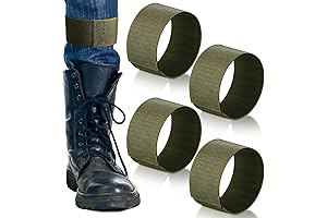 4 Pcs Boot Blousers Military Straps Blousing Bands for Cowboy Boots