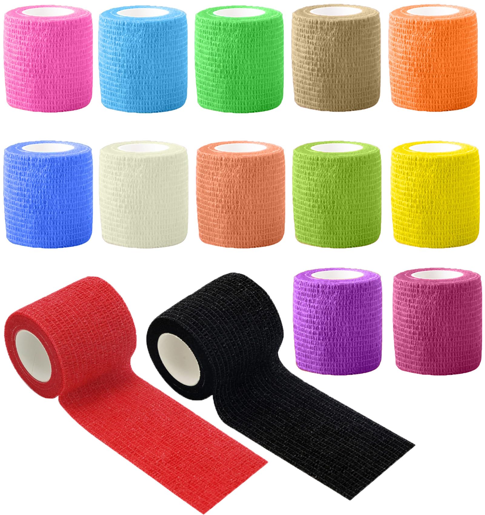 14 Banda Venda Cinta Bendaje Adhesiva Deportiva Tape Crossfit Dedos (Negro) — view 9