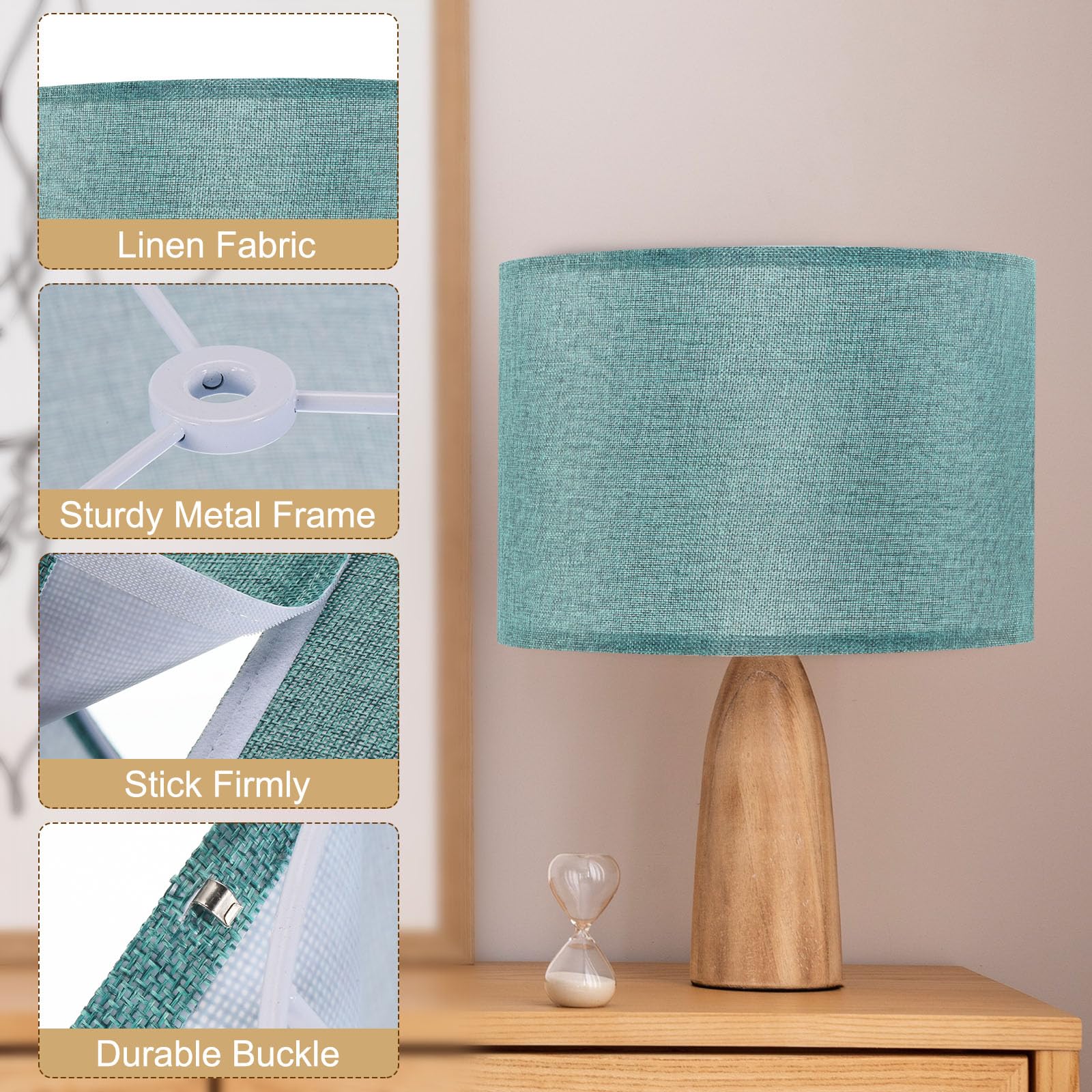 PATIKIL Drum Lamp Shades - Image 3