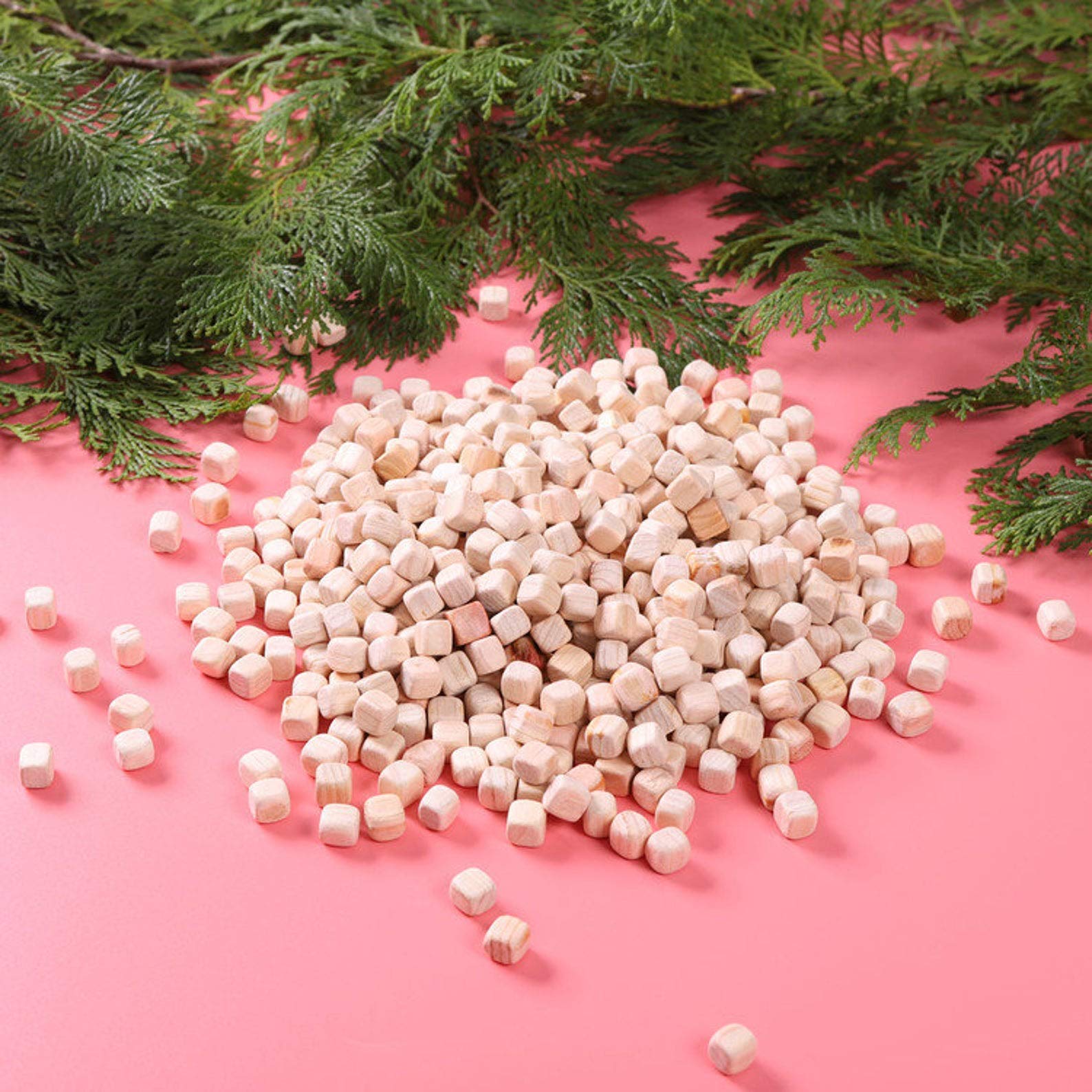 Bulk Wholesale Hinoki Cypress Wood Cube Chip Block (10 lb) Made in