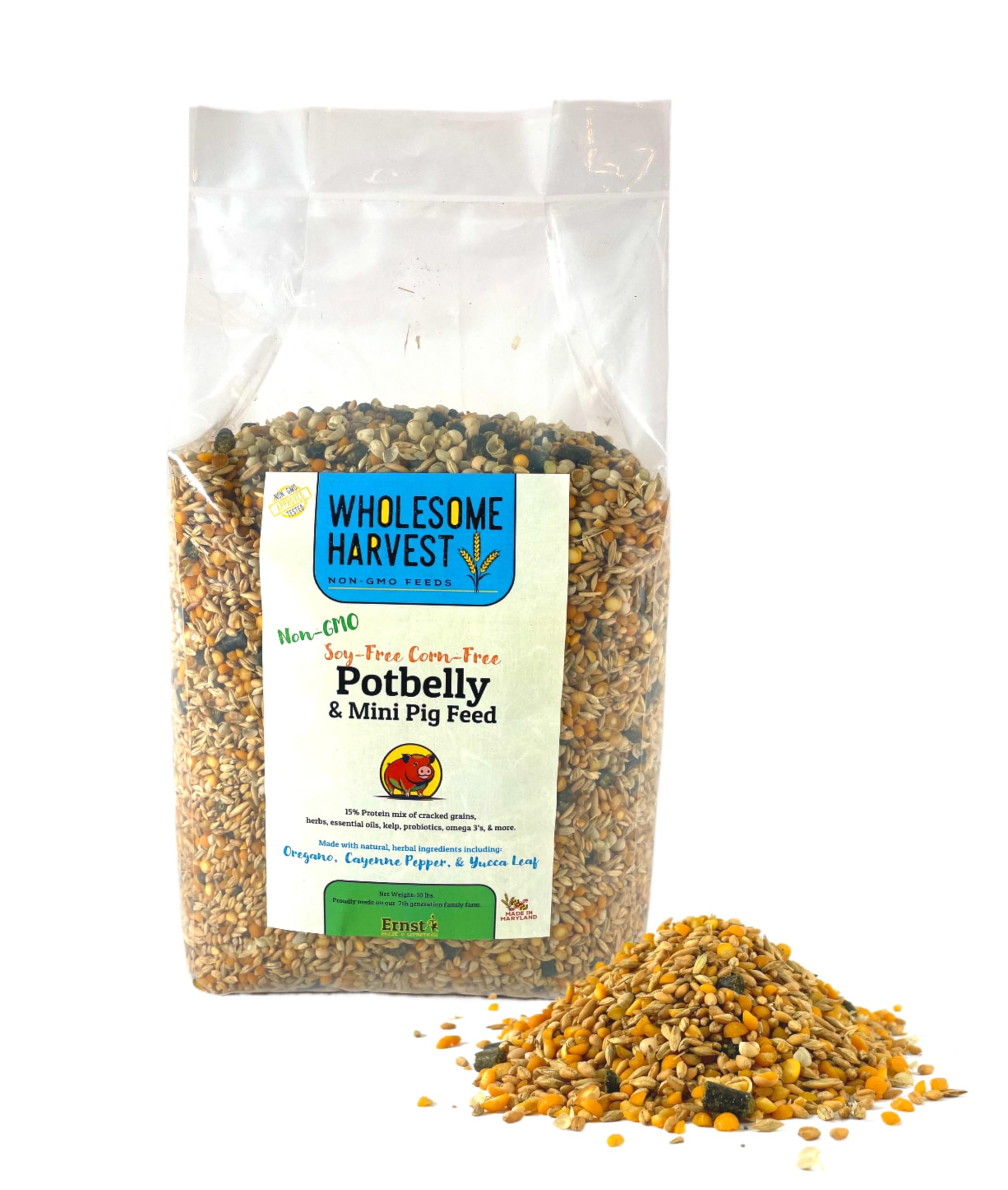 Wholesome Harvest Non-GMO Soy Free-Corn Free Potbelly & Mini Pig (10 lb)