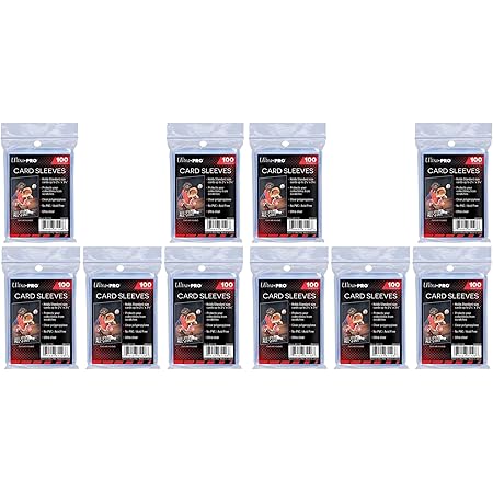 Ultra PRO Sports Trading Card 1000 Ultra Pro Standard Size Soft Penny  Sleeves - For Pokemon, Sports Cards, Magic (10 Packs) Card Sleeves