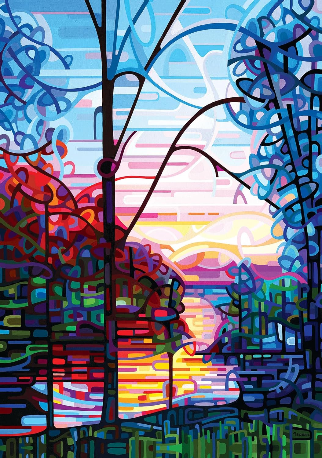 Art & Fable Puzzle Company Awakening by Mandy Budan 1000 Piece Fine Artwork Premium Adult Jigsaw Puzzle - Perfect for Game Nights, Gifting, and Family Fun