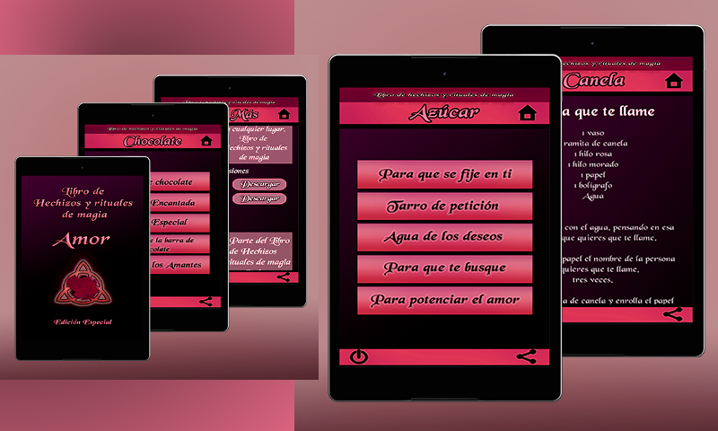 Aplicación Libro de Hechizos y rituales de magia Amor Versión Free en ...