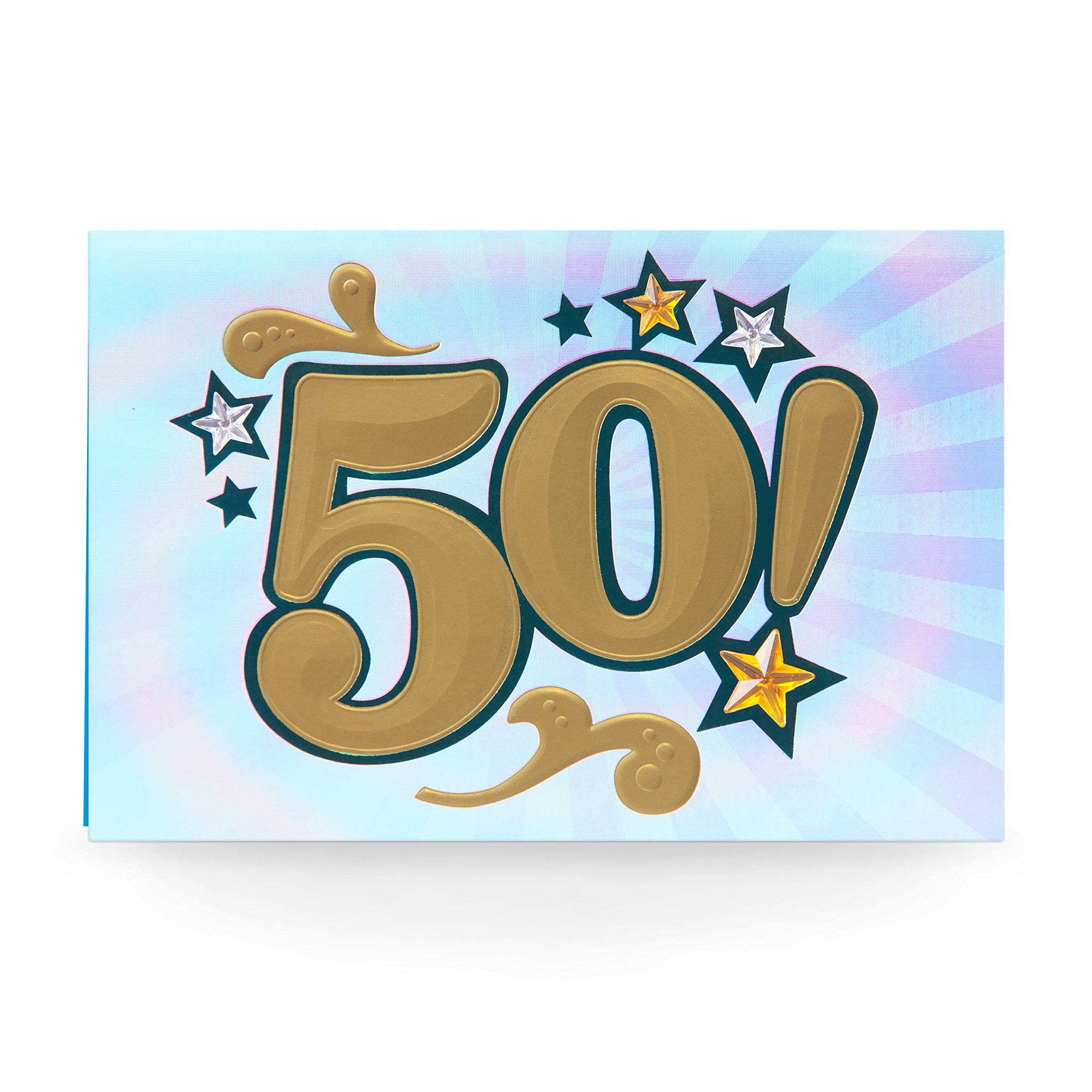 Hallmark 50th Birthday Card (Bling)
