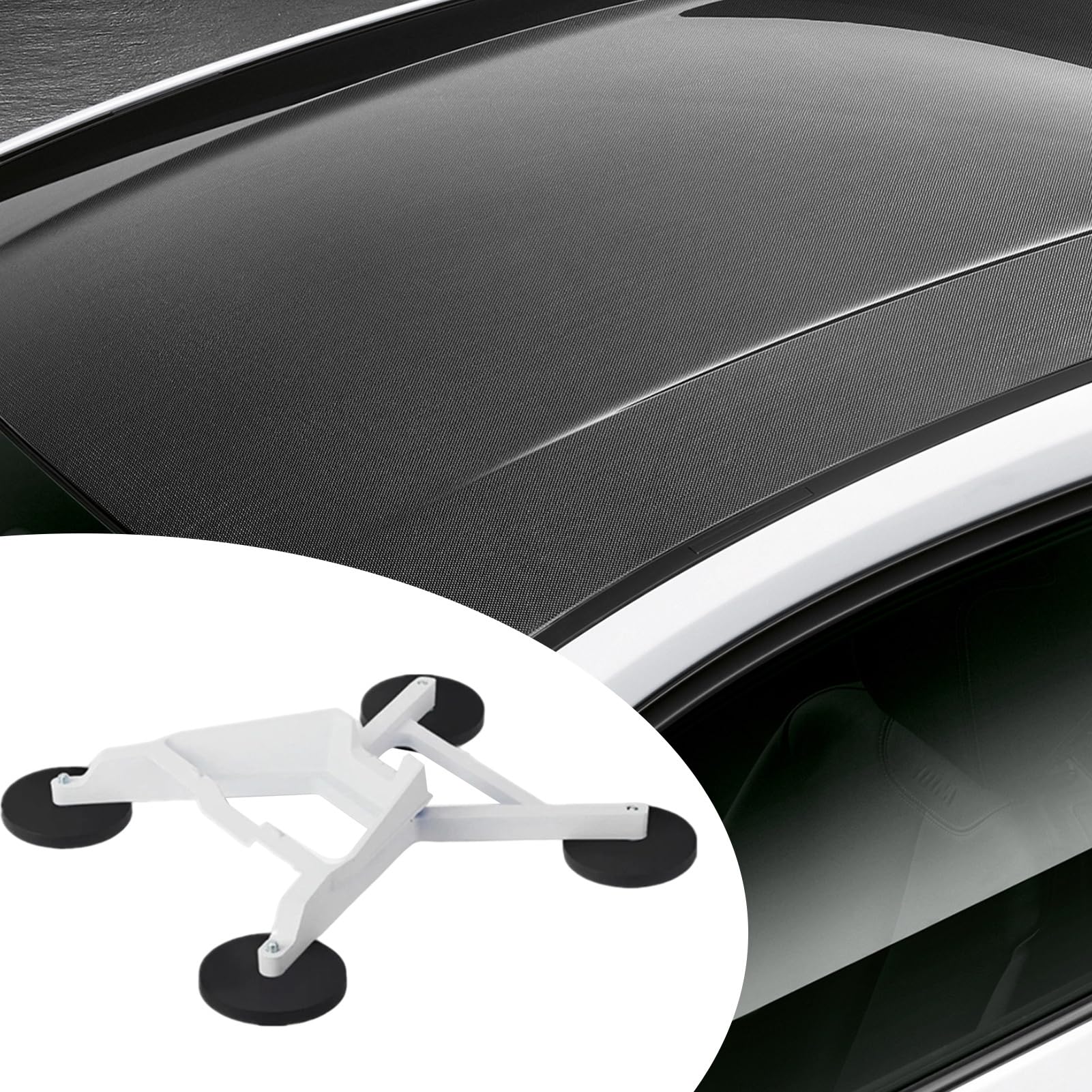 Soporte para Parabrisas Magnético Ajustable para Techo Solar | Soporte para GPS y Tabletas de Ventana de Coche para Portátil Vehículos Autocaravana Barcos Aviones SUV Viajes y Camping