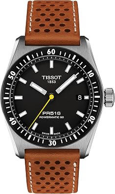 Tissot PR516, Swiss Automatic, 38mm, Black Dial, Unisex Watch