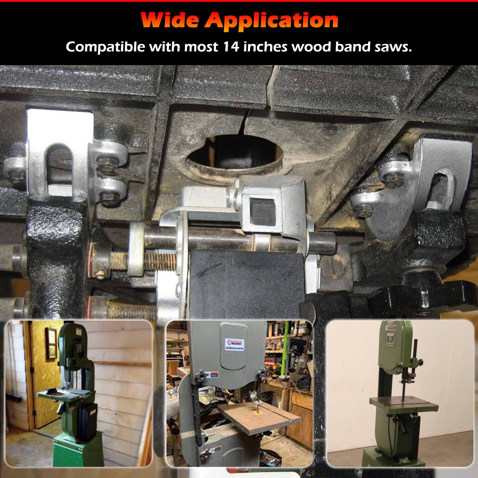 14" Bandsaw Trunnions - Degree Scale, Replacement -5