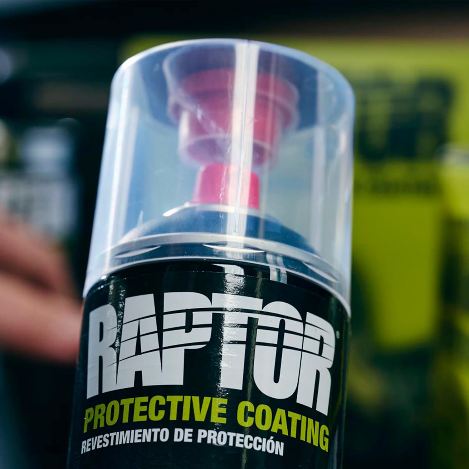 Raptor 2K Bedliner Aerosol, Protective Coating, Spray-On Truck Bed Liner, Impact, Scratch & UV Resistant, White, 13.2 oz