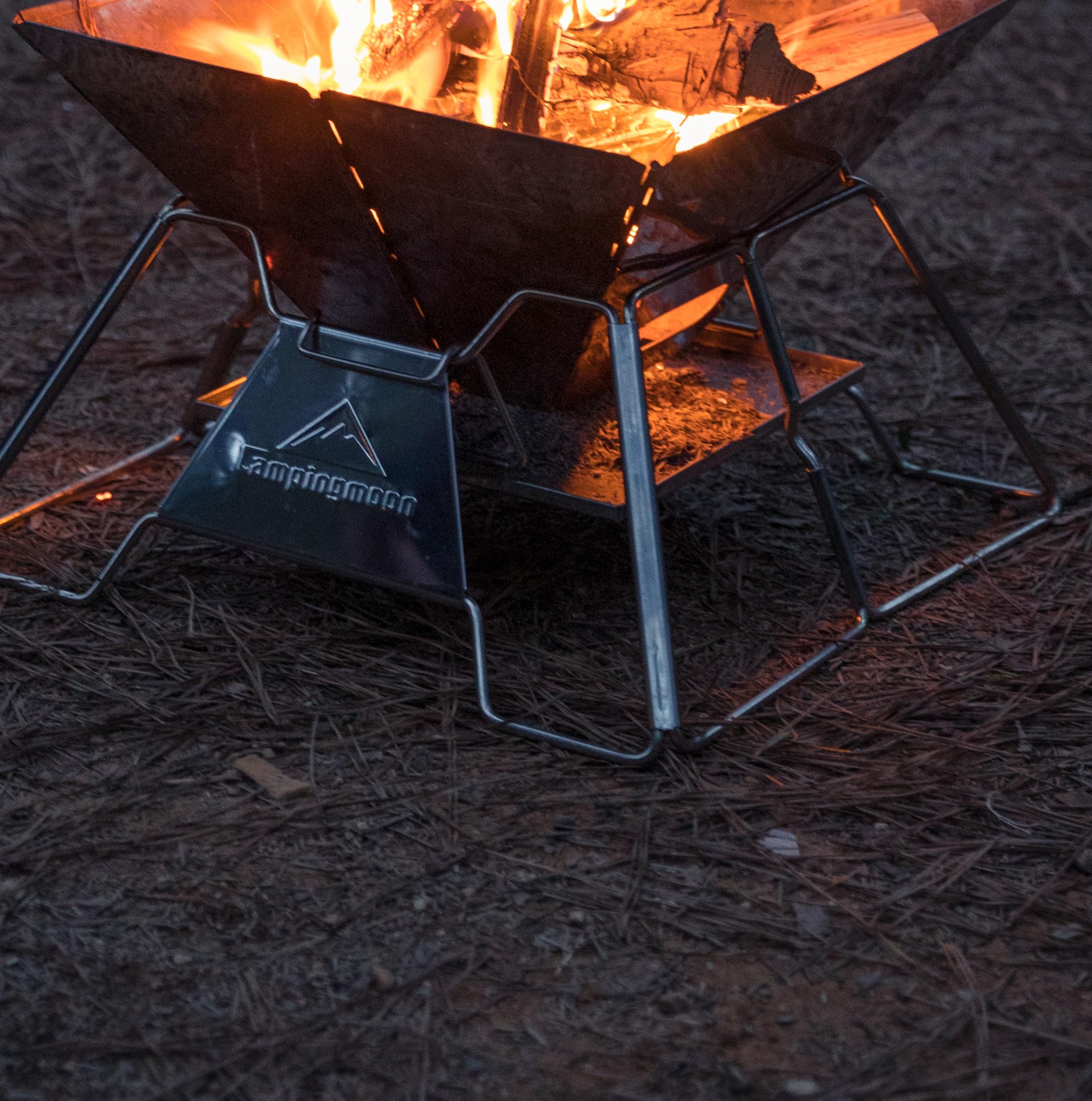 Amazon | キャンピングムーン(CAMPING MOON) ピラミッド型グリル M 